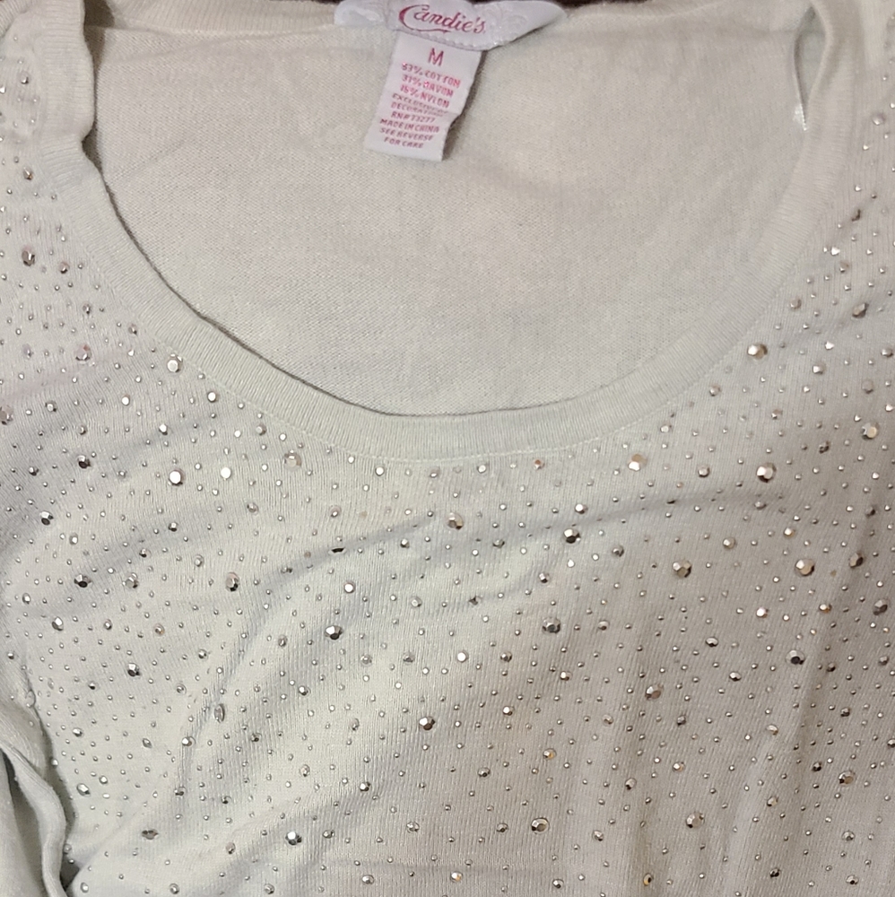 Candies Jeweled Sweater